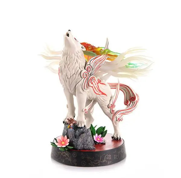 Okami Shiranui 9" PVC Painted Statue (Celestial Howl Pose)