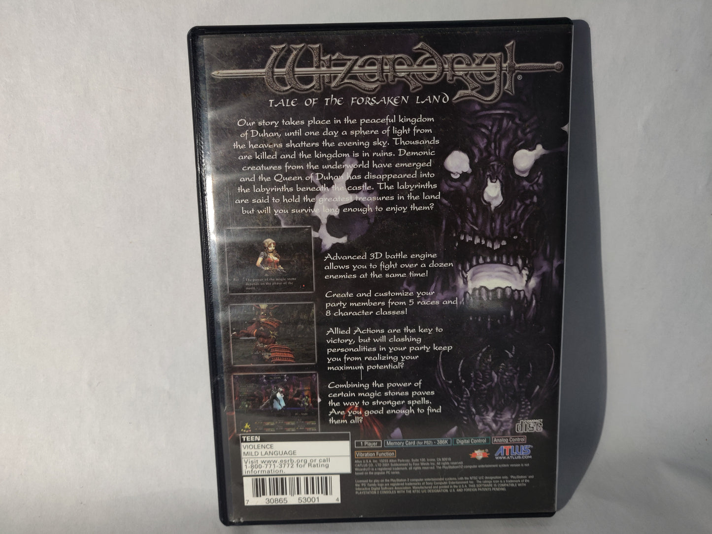 Wizardry: Tale of the Forsaken Land (playstation 2)