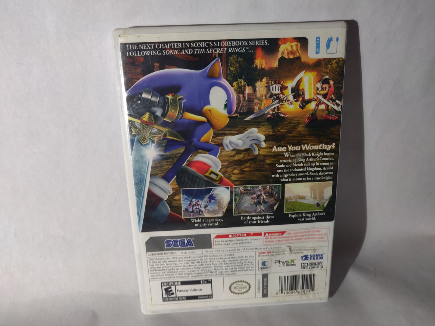 Sonic and the Black Knight (Nintendo Wii)
