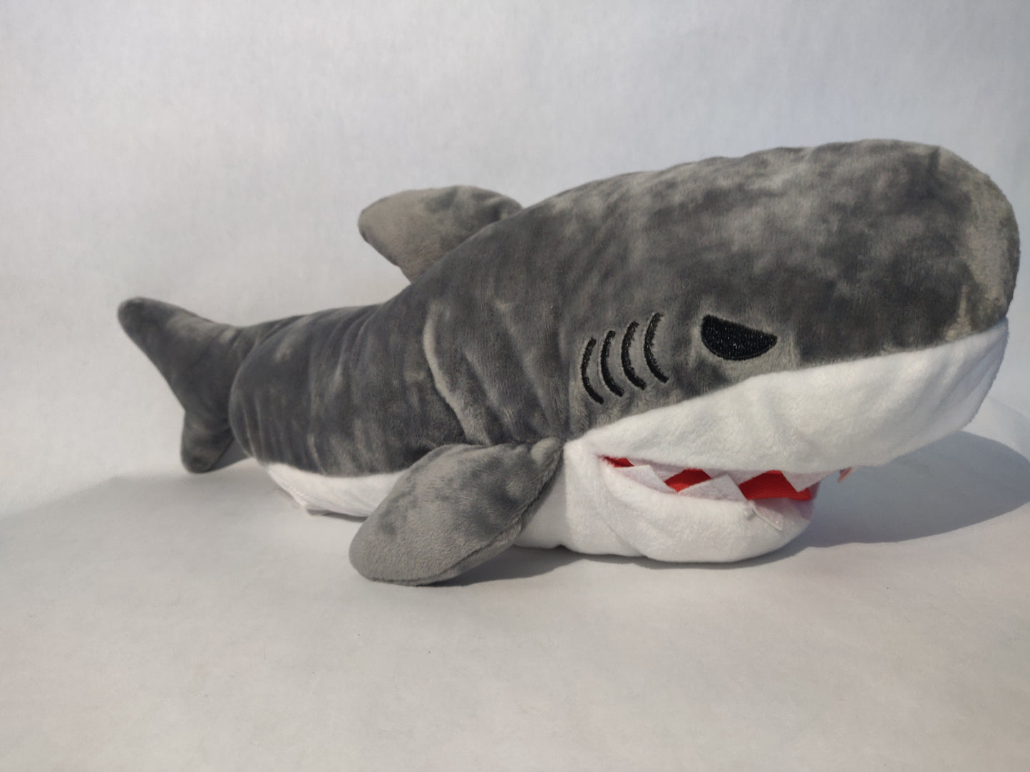 Amufun Hand puppet Shark Plush 15" (Dark Grey)