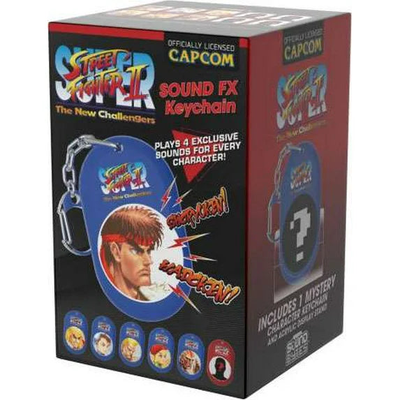Soundbytes Super Street Fighter II Keychain Mystery Box (1 Random Box)