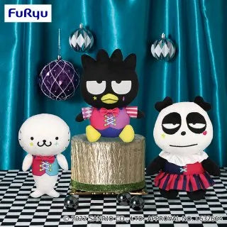 Furyu Nightcircus Sanrio Characters 3 plush pack (Batz Maru, Pandaba, Hana Maru)