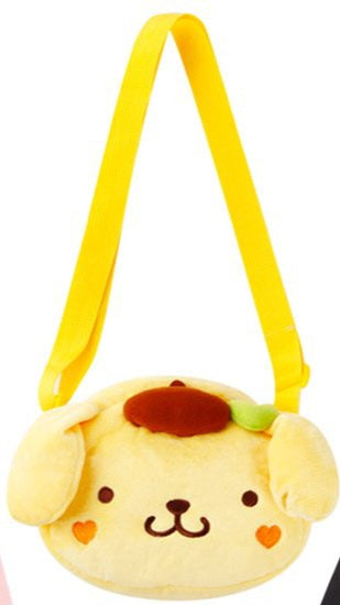 Sanrio Pompompurin cutie face crossbody bag
