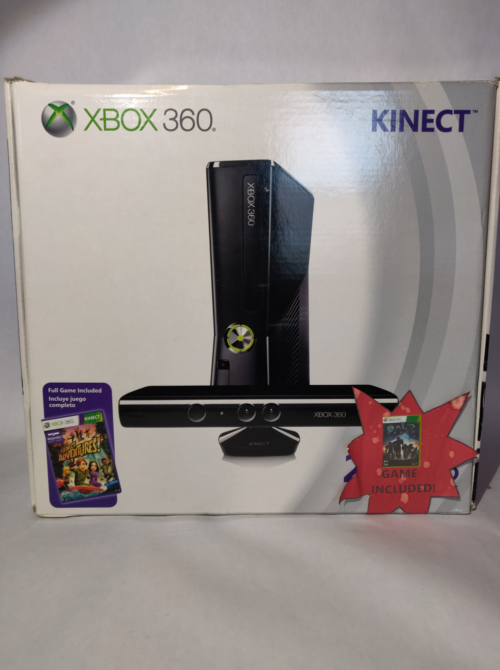 Xbox 360 with kinect (Halo reach included)