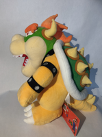 Little Buddy Super Mario All Star Collection Bowser Stuffed Plush, 10"
