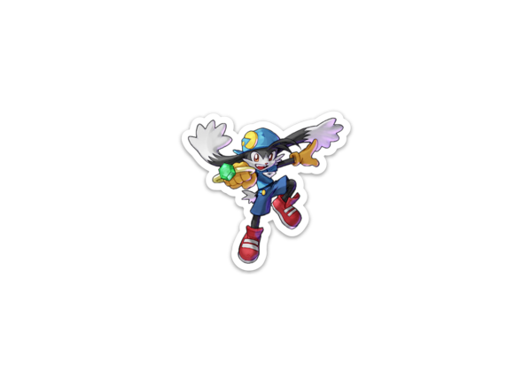 Klonoa 2.8x2.6 Sticker