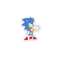 Sonic the Hedgehog 2.4x3 Sticker