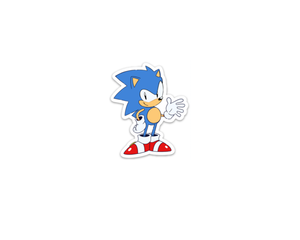 Sonic the Hedgehog 2.4x3 Sticker