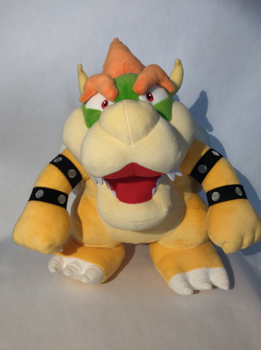 Little Buddy Super Mario All Star Collection Bowser Stuffed Plush, 10"