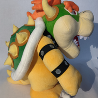 Little Buddy Super Mario All Star Collection Bowser Stuffed Plush, 10"