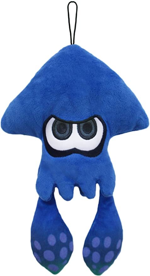 Little Buddy Splatoon Blue Inkling Squid 9" Plush Multicolor