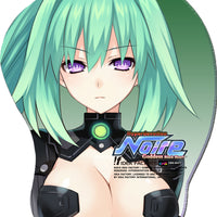 hyperdevotion noire Green Breast Mousepad