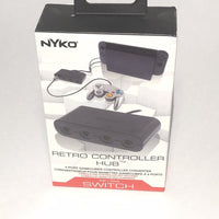 NYKO Retro Controller Hub Gamecube Adapter for Nintendo Switch/PC