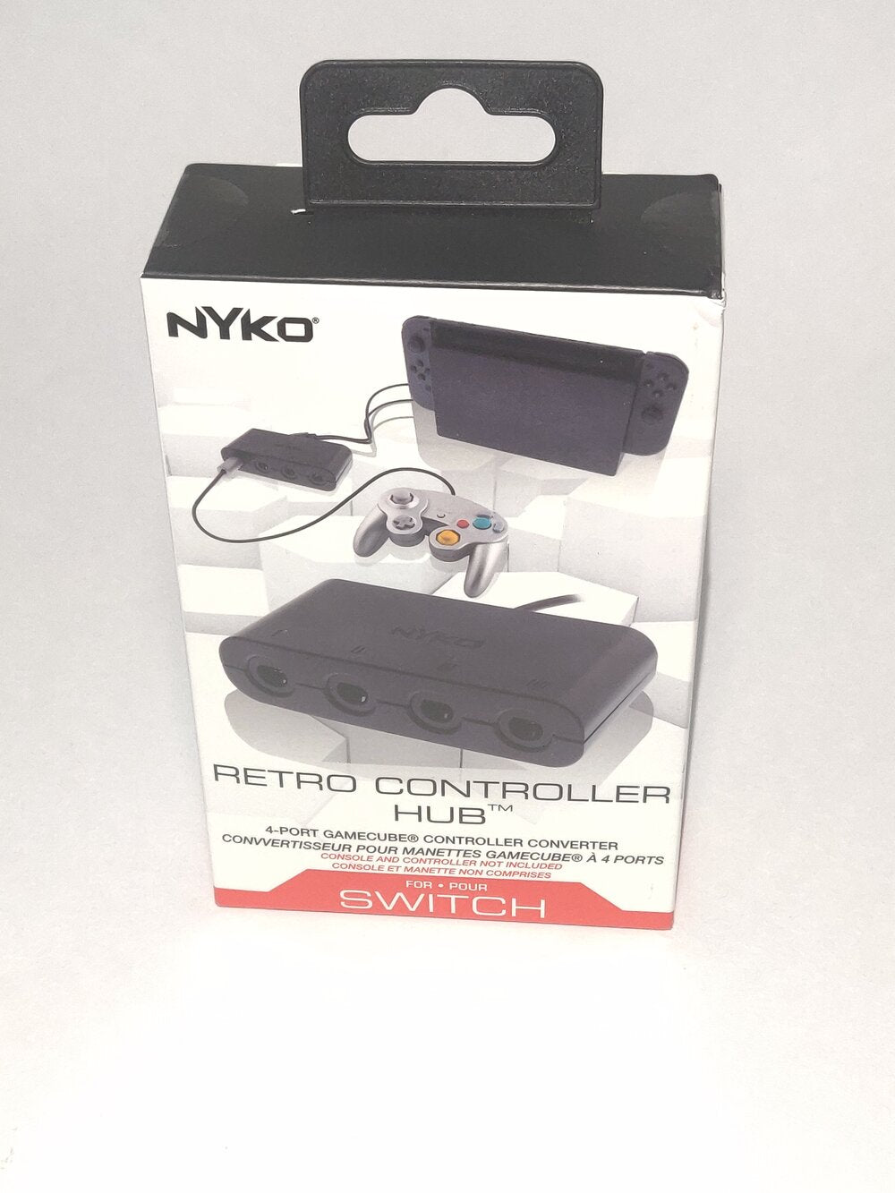 NYKO Retro Controller Hub Gamecube Adapter for Nintendo Switch/PC