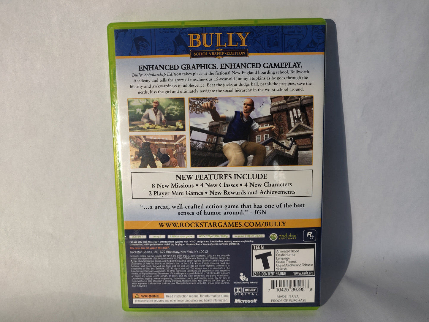 Bully: Scholarship Edition (Xbox 360)