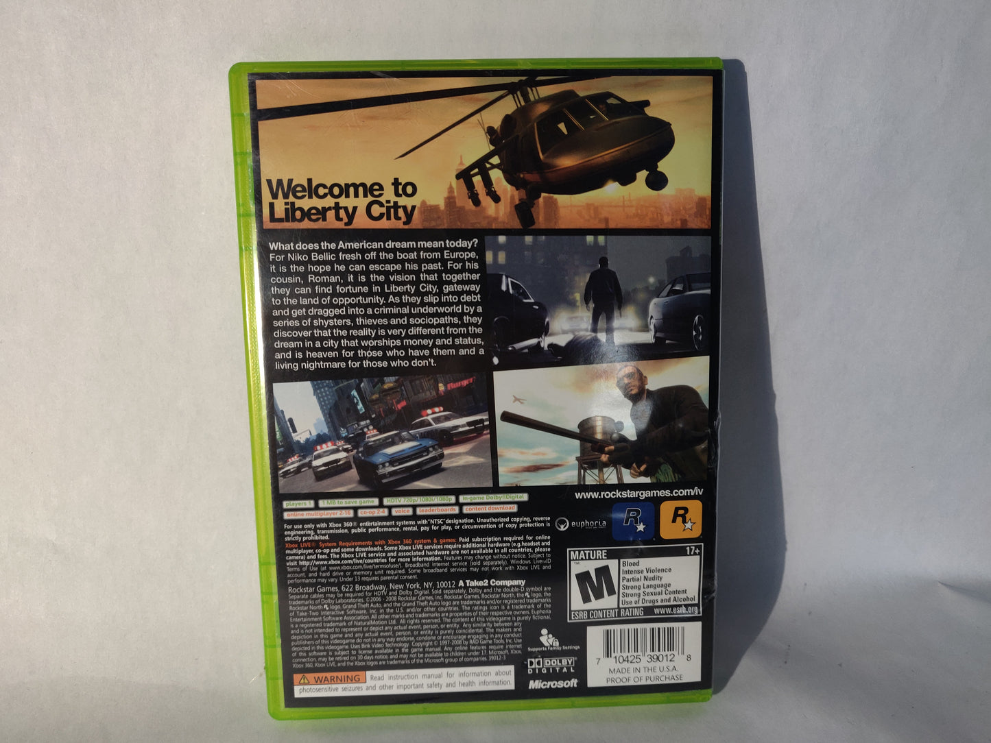 Grand Theft Auto IV (Xbox 360)