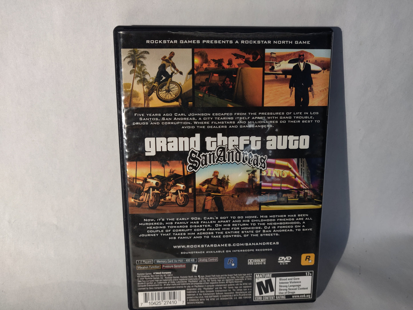 Grand Theft Auto San Andreas (Playstation 2)