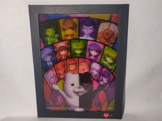 Danganronpa 3D Lenticular Wall Art Poster with Frame