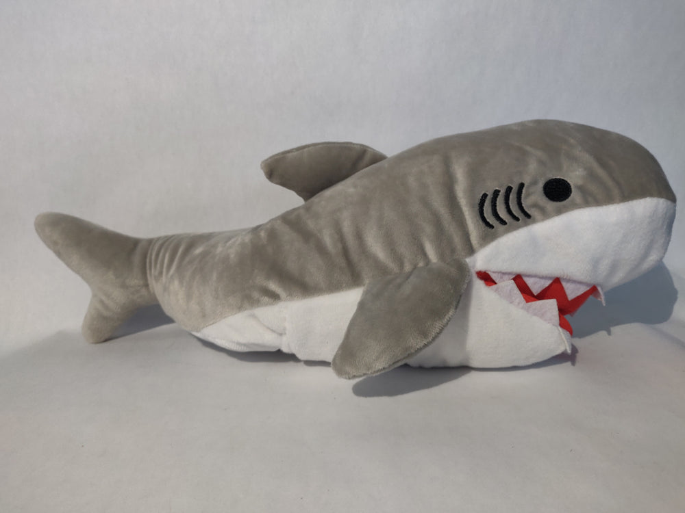Amufun Hand puppet shark plush 15