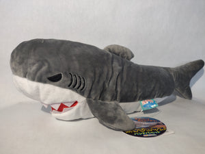 Amufun Hand puppet Shark Plush 15" (Dark Grey)