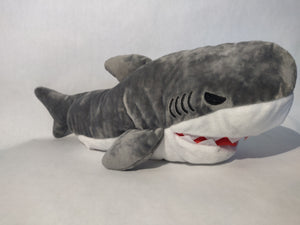 Amufun Hand puppet Shark Plush 15" (Dark Grey)