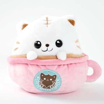 Latte Kitten Coffee Neko 14"