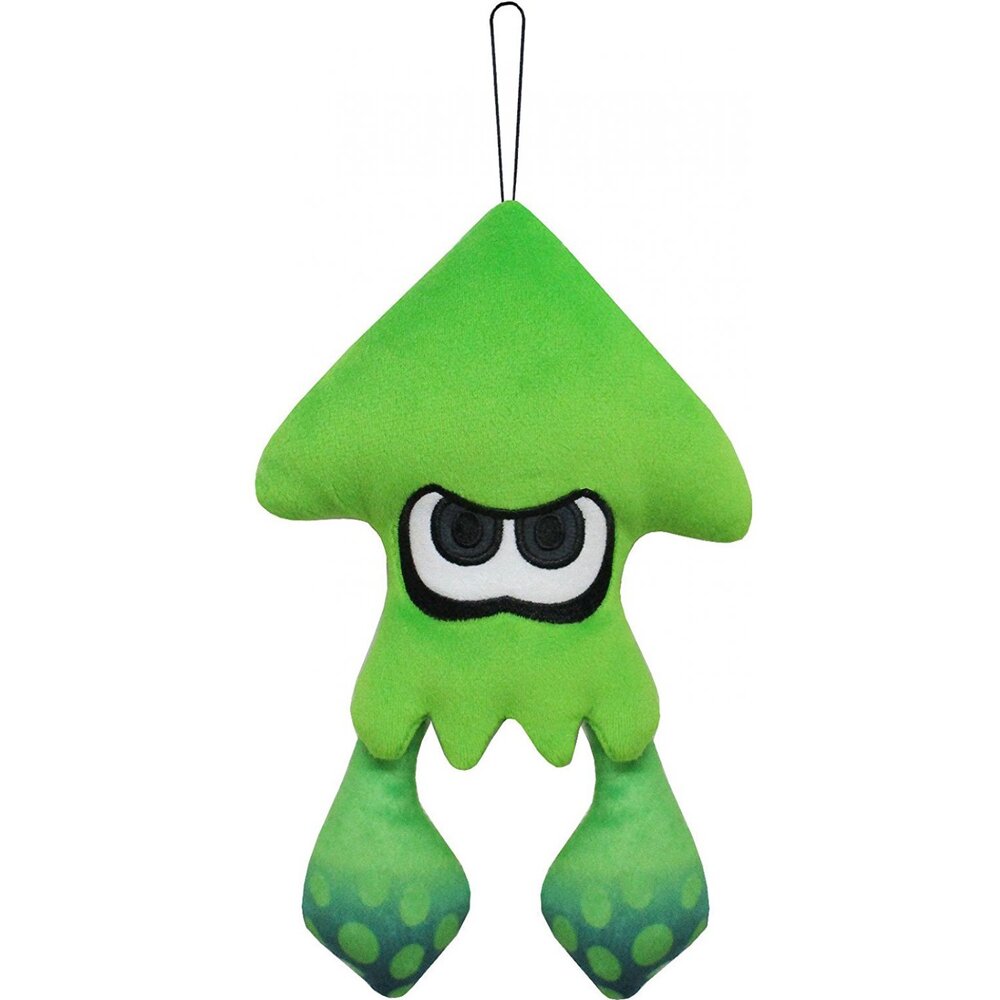 Little Buddy Splatoon 2 Neon Green Inkling Squid 9" Plush