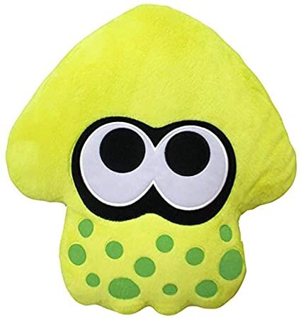 Little Buddy Splatoon 2 Yellow Inkling Squid 14" Plush Cushion