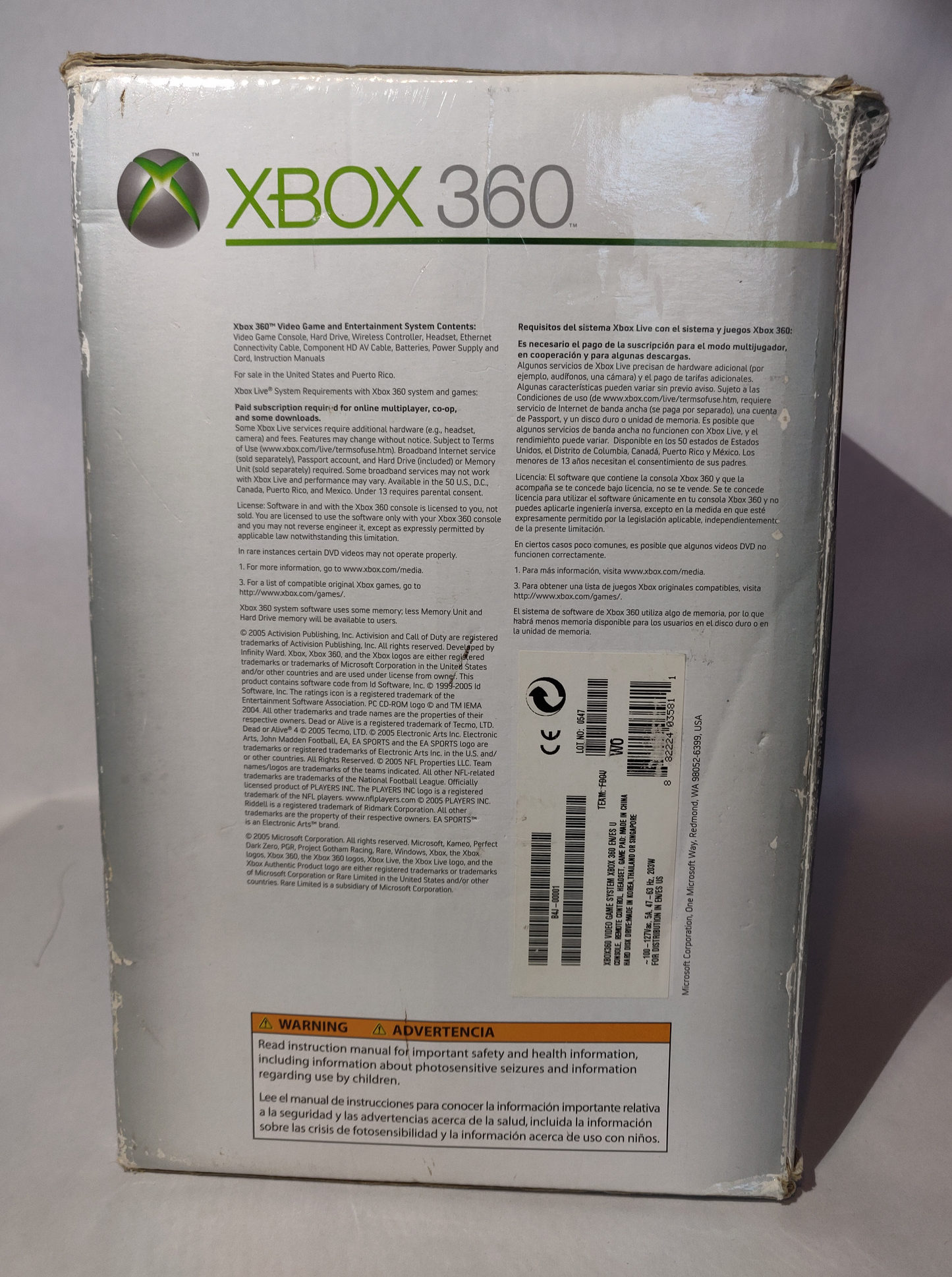 Xbox 360 console with bonus media remote