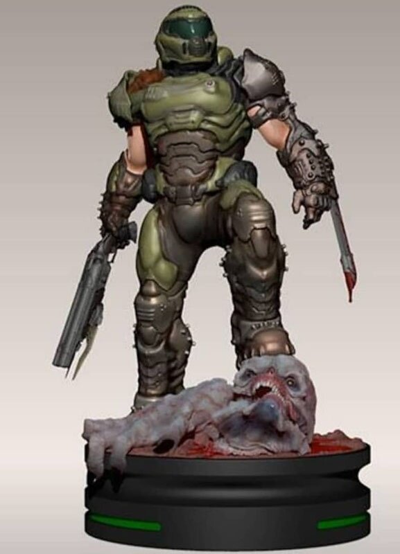 Chronicle Collectibles Doom Eternal Modern Icons Doom slayer statue
