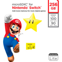 SanDisk 256GB UHS-I microSDXC Memory Card for Nintendo Switch